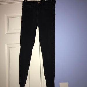 American Eagle high rise black jeans